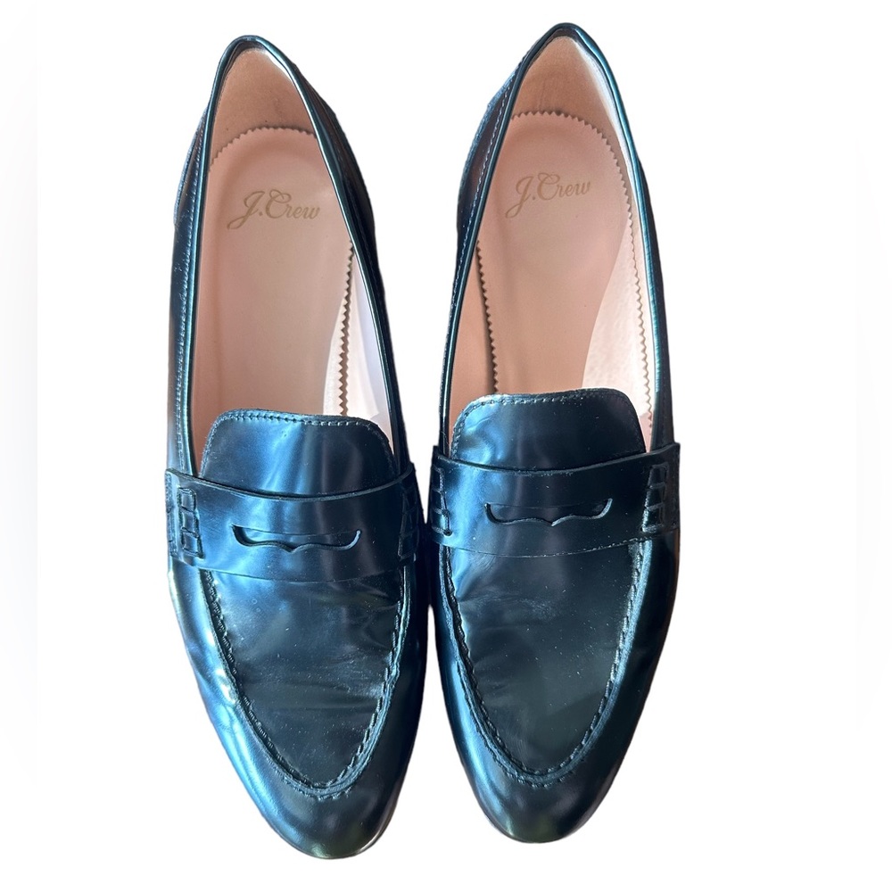 VGUC J Crew Academy penny loafers